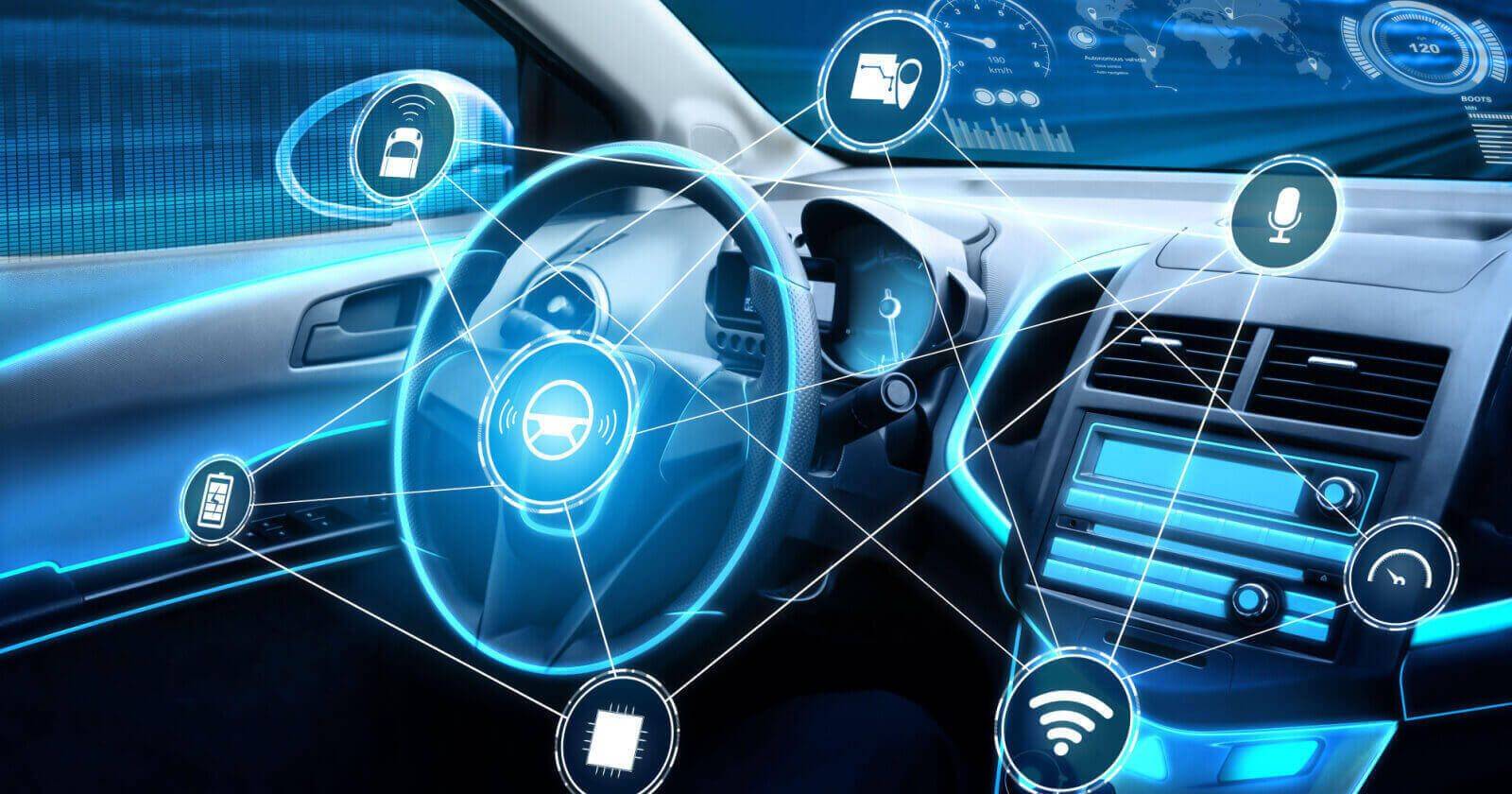 Visualization of EV using emergency braking and pedestrian detection